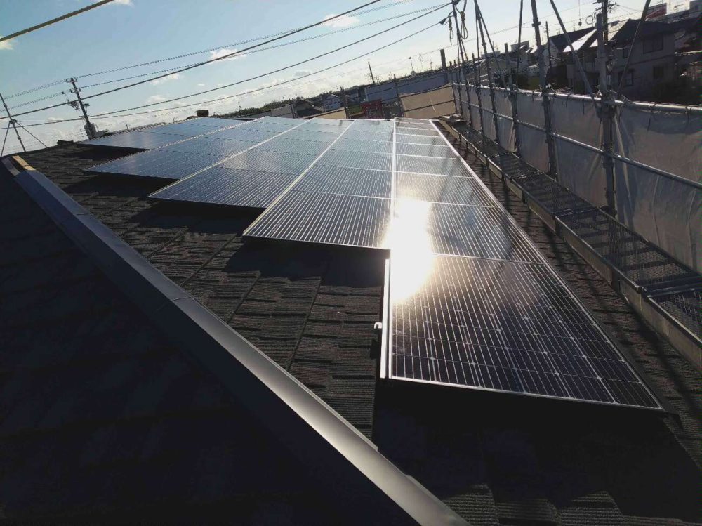 太陽光発電 京セラ 19.17kw システム　設置工事 画像