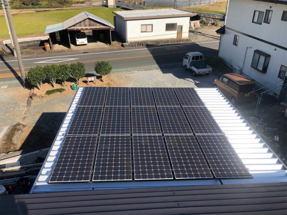 太陽光発電 サンヨー 3.45kw システム　移設工事 画像