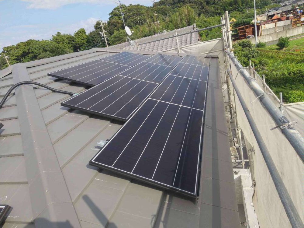 太陽光発電 カナディアンソーラー 3.975kw システム　設置工事 画像