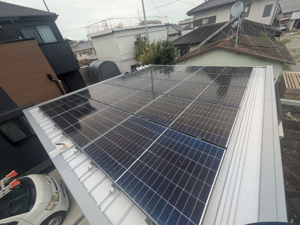 カナディアンソーラー太陽光を設置しました! 画像