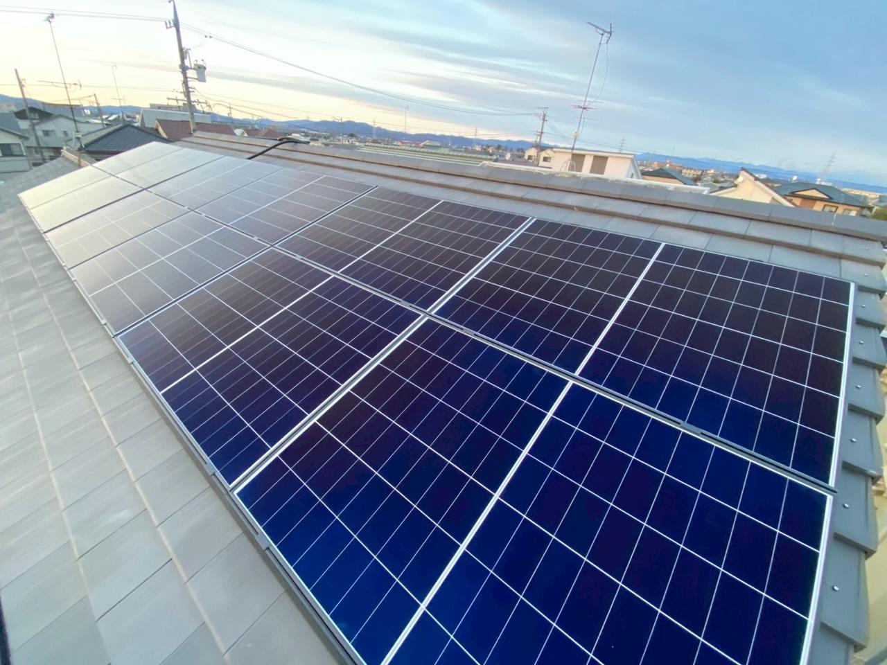 ハンファジャパン太陽光設置工事をしました！ 画像