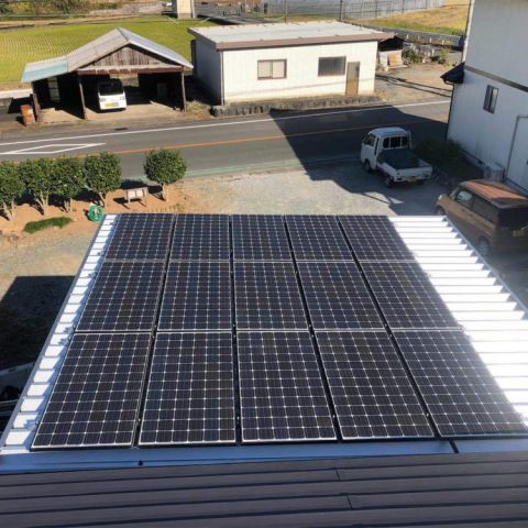 太陽光発電 サンヨー 3.45kw システム　移設工事 アイキャッチ画像