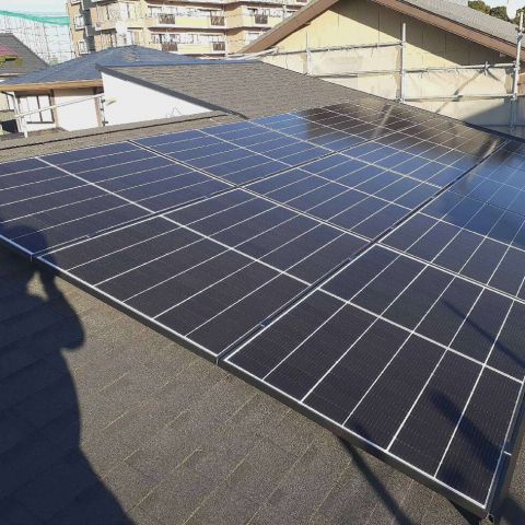 太陽光発電 Qセルズ 4.26kw システム　設置工事 アイキャッチ画像