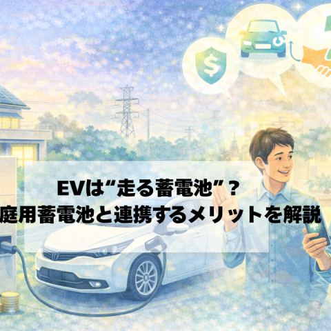 【2026年最新】高性能住宅時代に必須？蓄電池EV接続のメリット解説 アイキャッチ画像