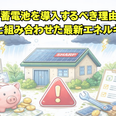 ZEHで蓄電池を導入するべき理由とは？太陽光と組み合わせた最新エネルギー住宅 アイキャッチ画像