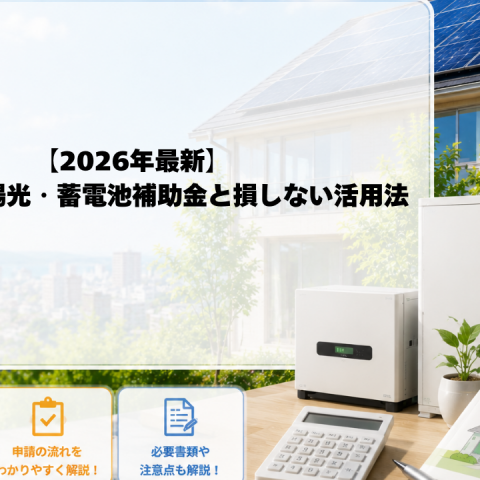 【2026年最新版】浜松市の太陽光・蓄電池補助金はいくら？損しない申請完全ガイド アイキャッチ画像